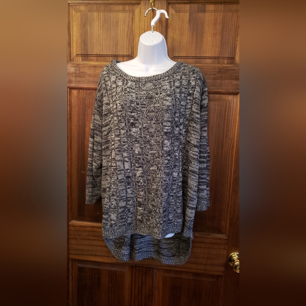Jason Maxwell Sweater in Grey/Black